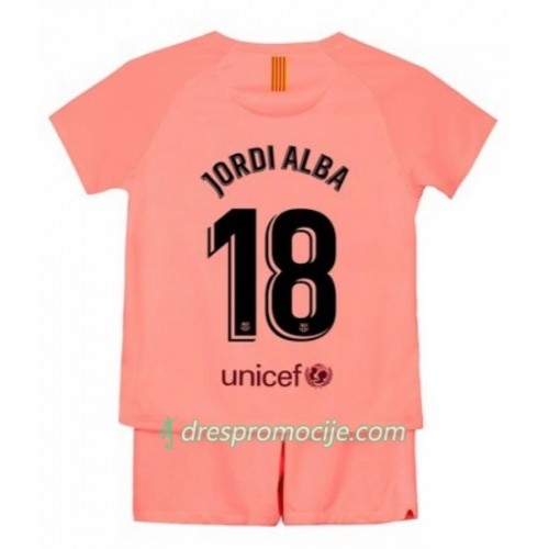 FC Barcelona Dres Jordi Alba 18 Dječji Treći 2018/19 Kratkih Rukava FC Barcelona Dres Jordi Alba 18 Dječji Treći 2018/19 Kratkih Rukava